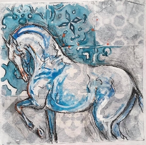 SÃ©rie Azulejos -1 Dessins - Etudes - Graziella Bordignon