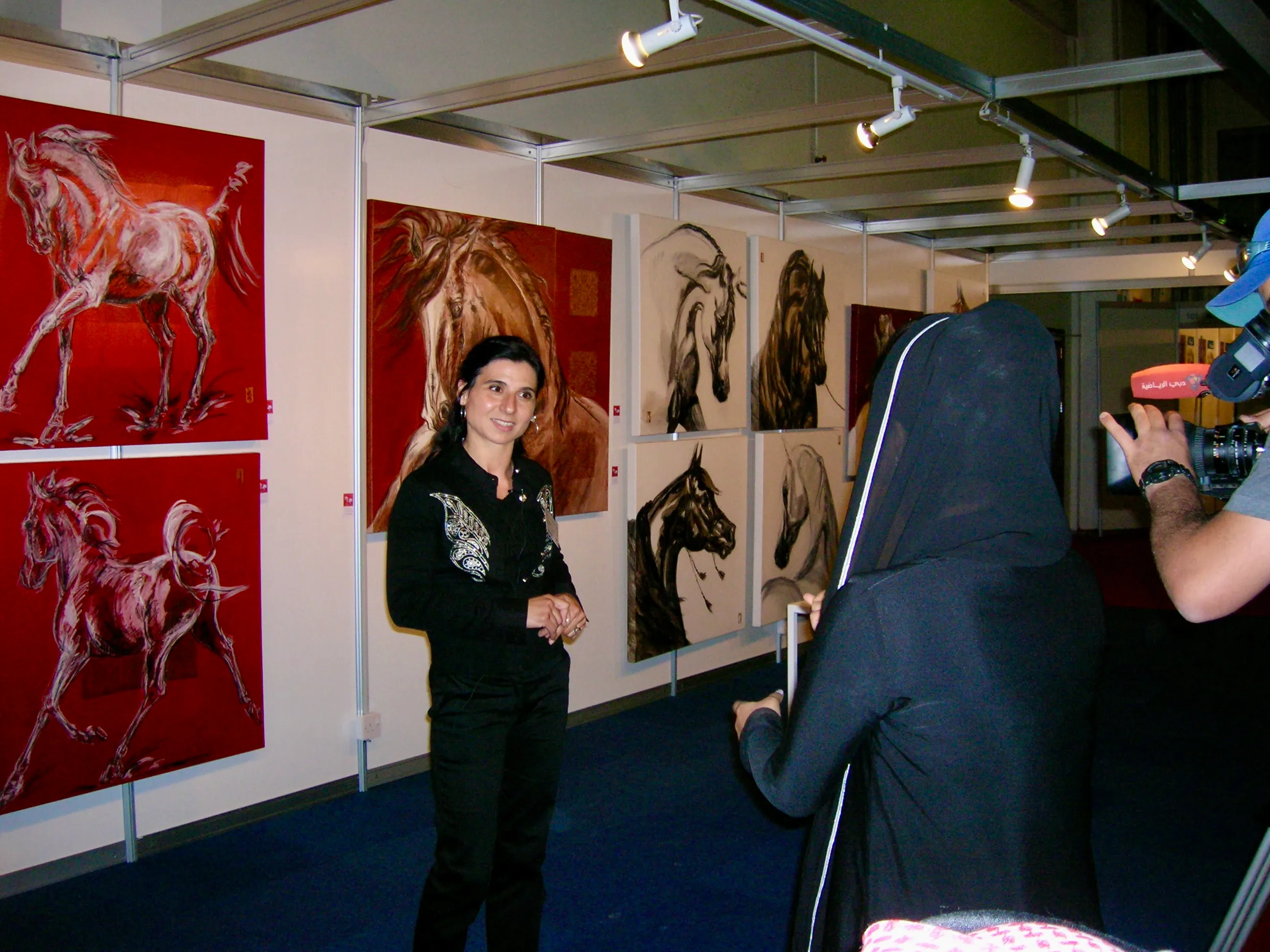 Stand de Graziella à Dubaï-Salon Du Cheval
